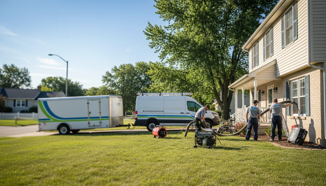 Flooded Basement Restoration And Cleanup With Repair in Clinton, OH near me